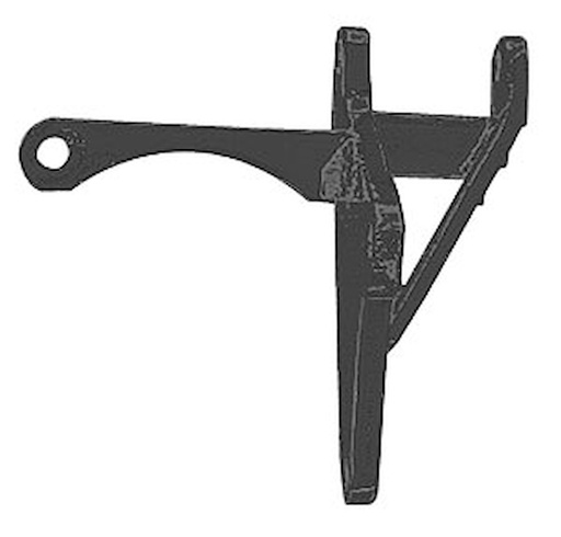 [TRD-8502] Trans Dapt 8502: OE-Style Alternator Bracket 1965-68 Big Block Chevy 396-454