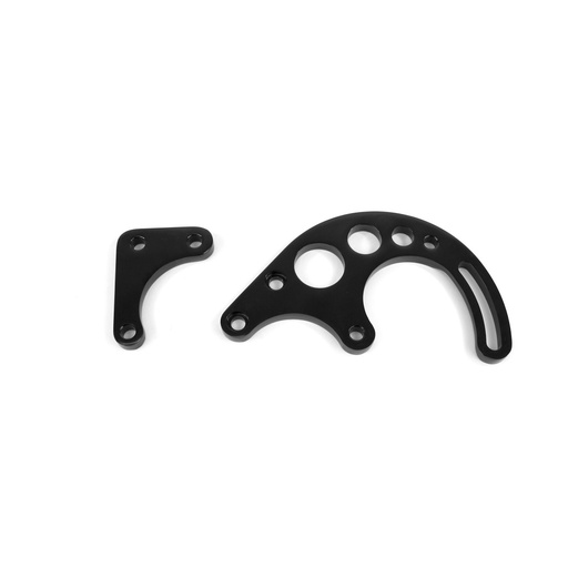 [TSN-JM9105-1BK] Top Street Performance JM9105-1BK: JM9105-1BK Power Steering Saginaw Bracket, Aluminum SBC LWP 2-Piece, Black