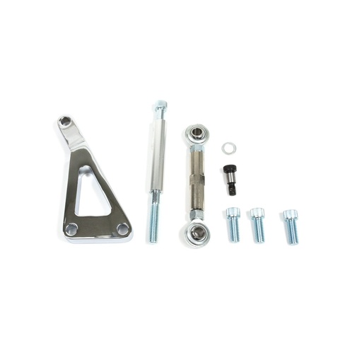 [TSN-JM9101C] Top Street Performance JM9101C: JM9101C Alternator 10SI Bracket, Aluminum SBC Long Water Pump, Chrome