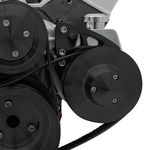 [MCH-20150-08] March Performance 20150-08: 20150-08 Big Block Chevy Ultra Power Steering Bracket - LWP - Black