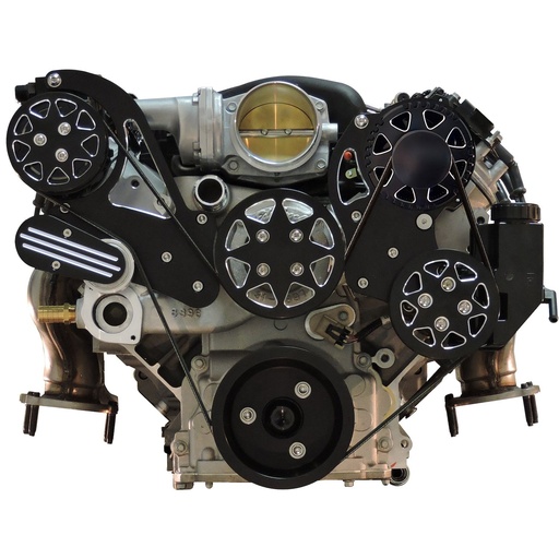 [AAY-FDS-LS-201] All American Billet FDS-LS-201: Serpentine Belt Front Drive System GM LS1/2/3/6