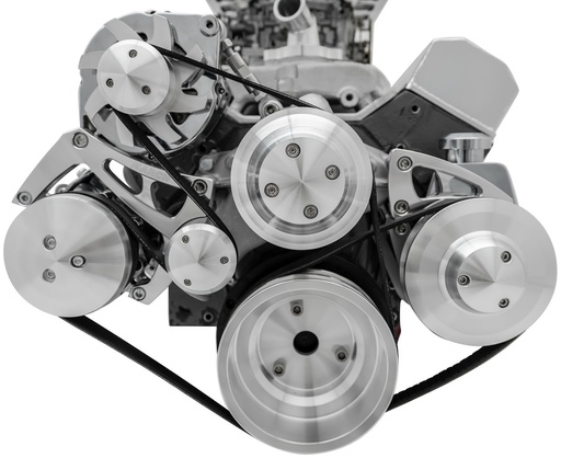 [MCH-22072] March Performance 22072: 22072 Small Block Chevy Ultra Serpentine Conversion System (AC/PS/ALT)