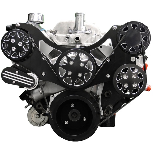 [AAY-FDS-BBC-201] All American Billet FDS-BBC-201: Serpentine Belt Front Drive System Big Block Chevy