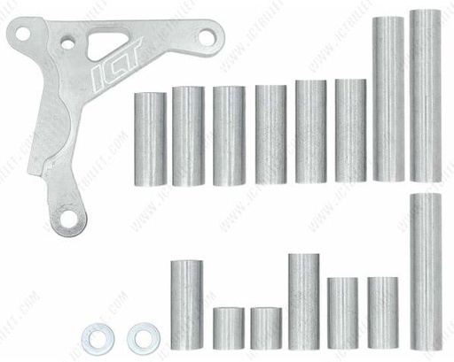 [ICB-551921-LS01] ICT Billet 551921-LS01: Iron Block Accessory Support Bracket for GM LS Engines w/Cast Iron Blocks
