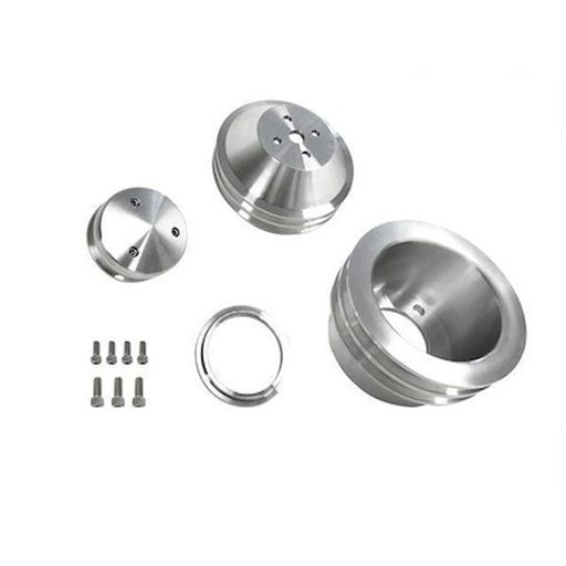 [SDK-B-F102] Scott Drake B-F102: B-F102 Billet Pulley Kit Double Groove