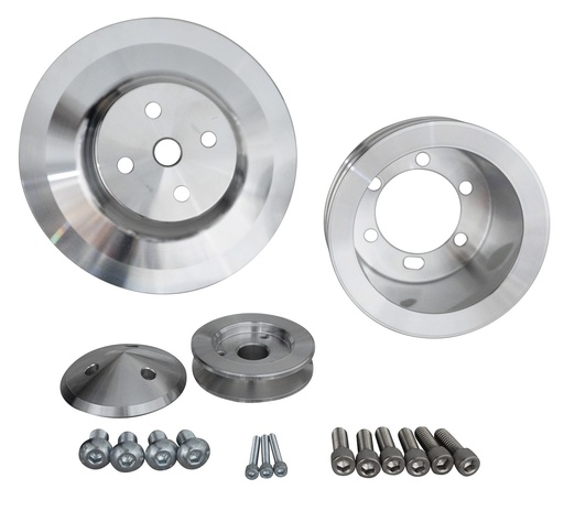 [MCH-10050] March Performance 10050: Performance Ratio V-Belt Pulley Set 2-Groove Crank Pulley