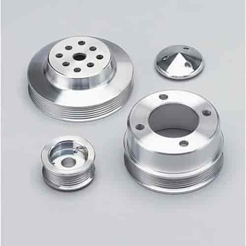 [MCH-1670] March Performance 1670: Performance Series Serpentine Conversion Kit 4-3/8", 6-Rib Crank Pulley