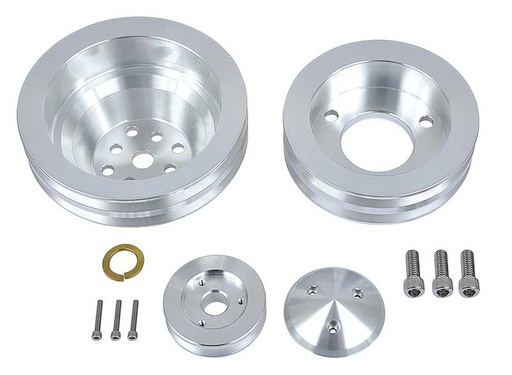 [MCH-7530] March Performance 7530: V-Belt Pulley Set - Performance Ratio Big Block Chevy