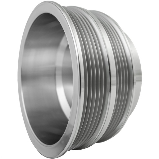 [MCH-6331] March Performance 6331: Crankshaft Pulley Small Block Chevy [Clear]