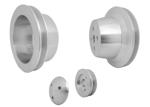 [MCH-1550] March Performance 1550: Performance Series V-Belt Pulley Kit 5-1/2", 1-Groove Crank Pulley