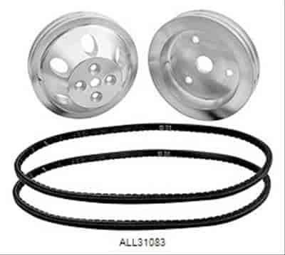 [AAF-ALL31083] Allstar Performance ALL31083: Small Block Chevy 1:1 Ratio Pulley Kit Without Power Steering