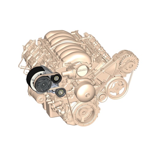 [HLY-20-140BK] Holley 20-140BK: 20-140BK LS A/C Accessory Drive Kit