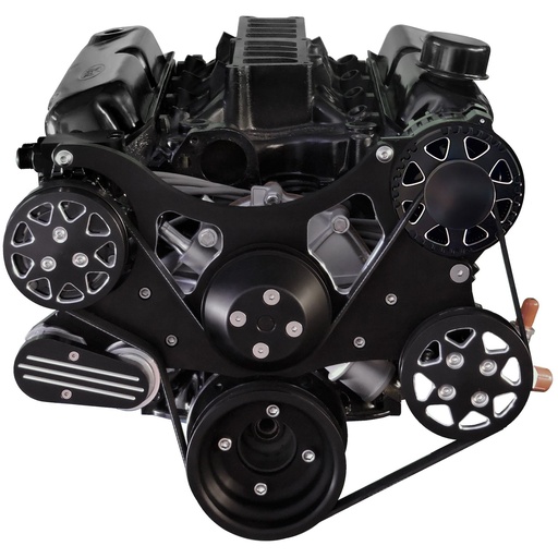 [AAY-FDS-SBF-201] All American Billet FDS-SBF-201: Serpentine Belt Front Drive System Small Block Ford