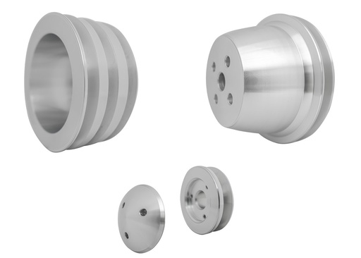 [MCH-1685] March Performance 1685: 1685 Small Block Ford Pulley Kit - 3" - High Flow - 3V, Late, 4 Bolt