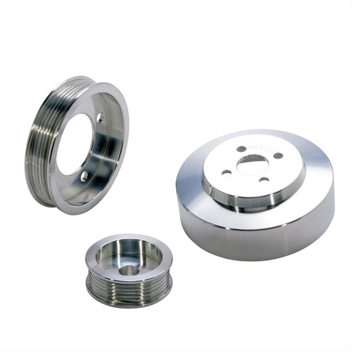 [BBK-1554] BBK Performance Parts 1554: 3-Piece Underdrive Pulley Kit 1994-95 Mustang GT 5.0L