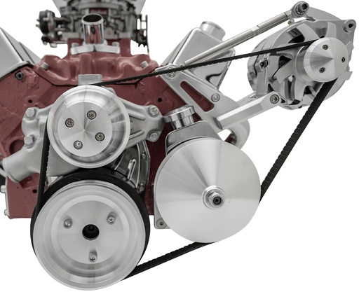 [MCH-20450] March Performance 20450: Outward Mount Performance Serpentine Drive Kit Includes Brackets and Pulleys to Install: Standard Rotation Short Water Pump