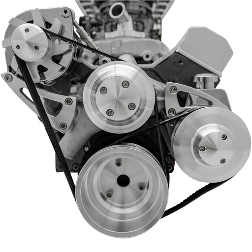 [MCH-22050] March Performance 22050: 22050 Small Block Chevy Ultra Serpentine Conversion System (PS/ALT)