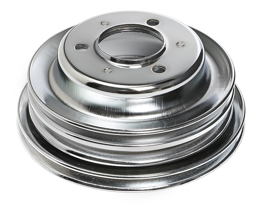 [TRD-9724] Trans Dapt 9724: Chrome Crankshaft Pulley Depth: 7.8"