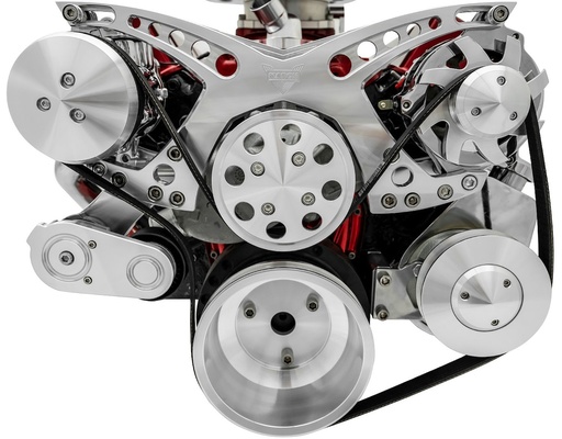 [MCH-21165] March Performance 21165: Revolver Style Serpentine Drive Kit Small Block Chevy with Saginaw Style Power Steering Pump