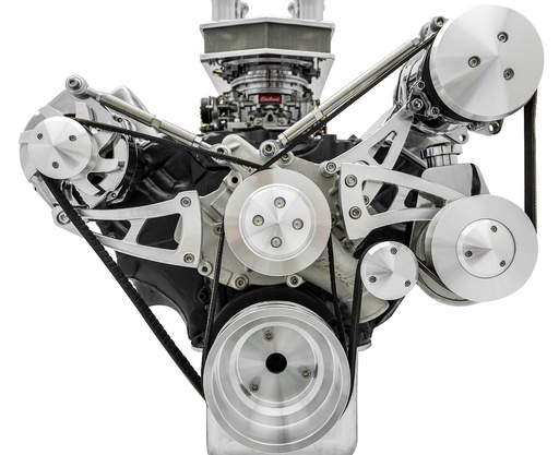 [MCH-30260] March Performance 30260: Ford 429-460 Ultra Serpentine Drive Kit With Saginaw Keyway Power Steering Pump & A/C
