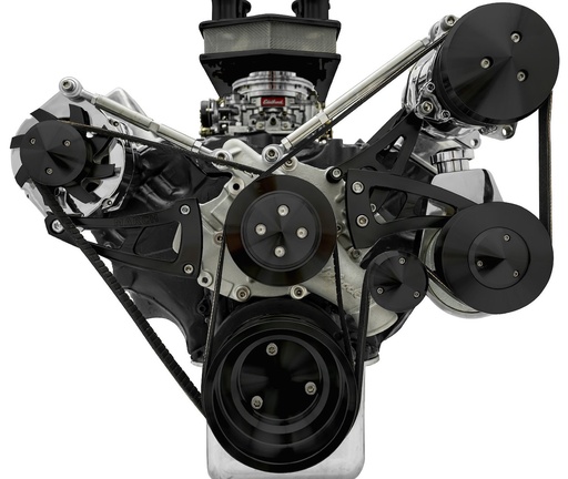 [MCH-30265-08] March Performance 30265-08: Ford 429-460 Ultra Serpentine Drive Kit With Saginaw Press Fit Power Steering Pump & A/C