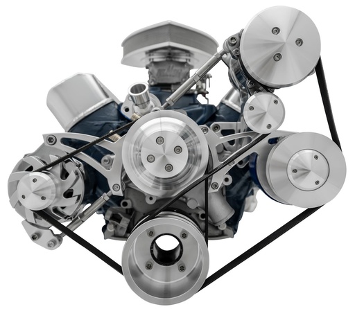 [MCH-30186] March Performance 30186: High Water Flow Ultra Serpentine Drive Kit 1969 1/2-Later Ford 302 with A/C and Power Steering