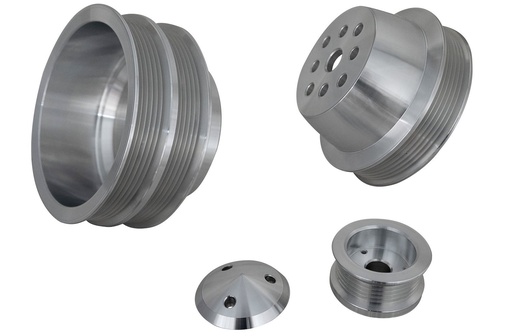 [MCH-10335] March Performance 10335: Performance Ratio Serpentine Belt Pulley Set 6-Rib Crank Pulley (Fluidampr Balancers w/Flat Face)