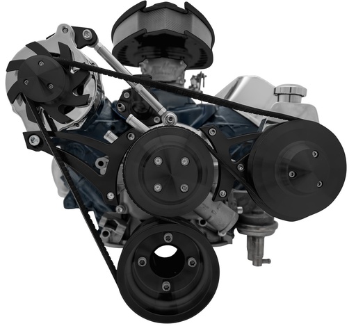 [MCH-30127-08] March Performance 30127-08: Ford 289-305 (5.0L) Mid Mount Serpentine Drive Kit With Saginaw Power Steering