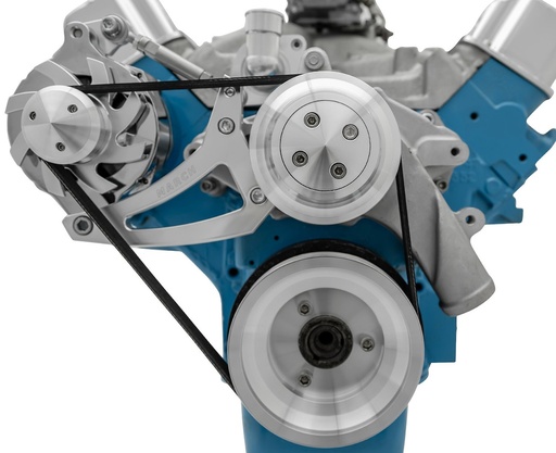 [MCH-19020] March Performance 19020: Ford FE Serpentine Drive Kit Alternator & Water Pump Pulleys & Brackets ONLY