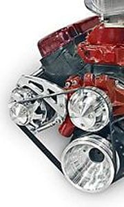 [MCH-23013] March Performance 23013: Ultra Series Mid-Mount Serpentine Belt Performance Pulley Kit GM 6-12 O"clock Mounting