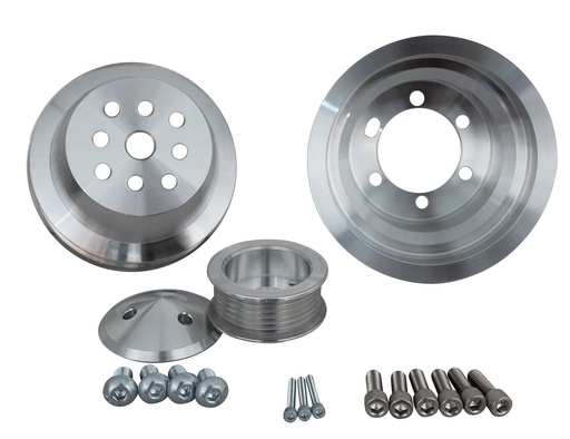 [MCH-10310] March Performance 10310: Performance Ratio Serpentine Belt Pulley Set 6-Rib Crank Pulley