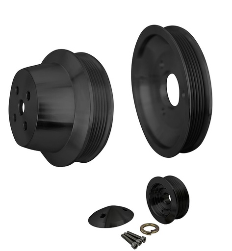 [MCH-7670-08] March Performance 7670-08: 7670-08 Big Block Chevy High Flow Serpentine Pulley Kit - SWP - 1V - Black