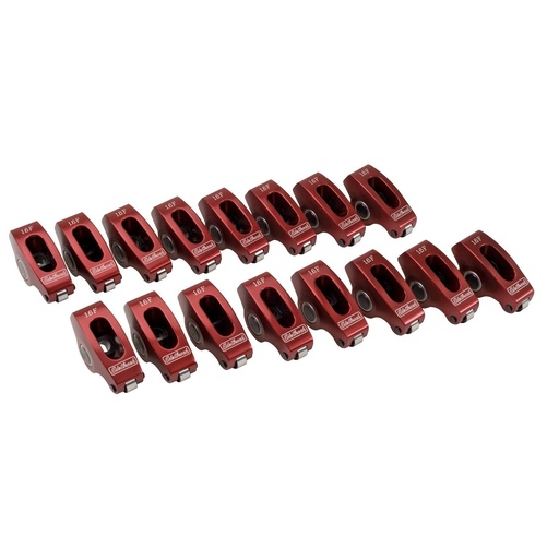 [EDL-77780] Edelbrock 77780: Red Roller Rocker Arms for Small Block Ford