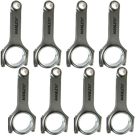 [MAN-14085R-8] Manley 14085R-8: 5.7L/6.1L Hemi H-Beam Connecting Rods 6.240" (Stock) Center-to-Center