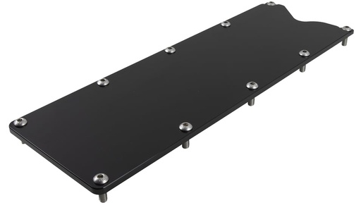 [BSP-BLK95053] Billet Specialties BLK95053: Valley Cover Plate GM LS Gen-3 Engines, Plain Top [Black Anodized]