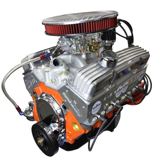 [MLL-BP38318CTCV] Blueprint Engines BP38318CTCV: BP38318CTCV GM Compatible Small Block Chevy Low Profile 383 ci. Base Dressed Carbureted Crate Engine [436 HP]