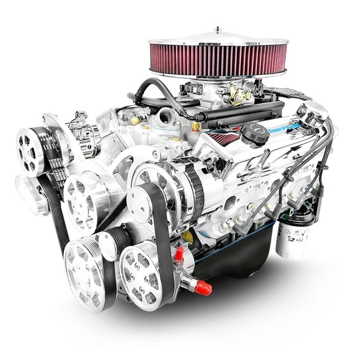 [MLL-BP38318MPFIK] Blueprint Engines BP38318MPFIK: BP38318MPFIK GM Small Block Compatible 383 ci. Multi-Port Fuel Injected Crate Engine w/Polished Pulley Kit