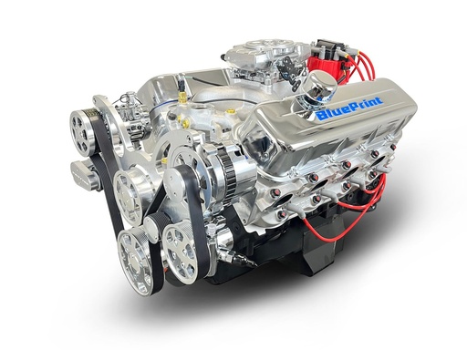 [MLL-BP454CTFK] Blueprint Engines BP454CTFK: BP454CTFK GM Compatible Big Block Chevy 454 ci. Deluxe Dressed Fuel Injected Crate Engine w/Polished Pulley Kit [460 HP]