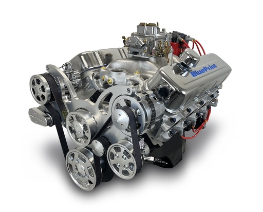 [MLL-BP454CTCK] Blueprint Engines BP454CTCK: BP454CTCK GM Compatible Big Block Chevy 454 ci. Deluxe Dressed Carbureted Crate Engine w/Polished Pulley Kit [460 HP]
