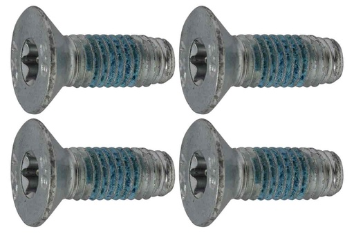 [ICB-551950-CAM] ICT Billet 551950-CAM: 551950-CAM 4pc Bolt Kit - LS/LT Camshaft Retainer Thrust Plate Torx Flat Head FH Gen 3,4,5