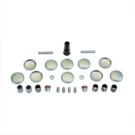 [FMS-M-6026-CI46] Ford Performance M-6026-CI46: Freeze Plug and Dowel Pin Kit Fits: M-6010-BOSS50 Block