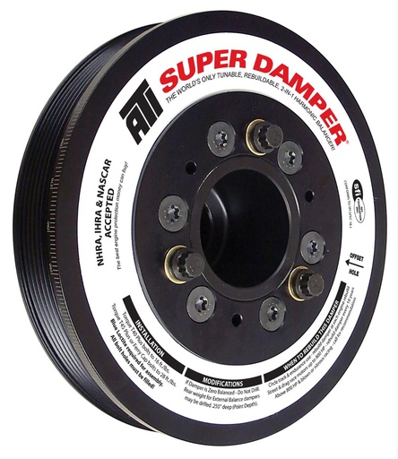 [ATI-917275] ATI 917275: 917275 Serpentine Super Harmonic Balancer/Damper for GM 5.7L [6.75 in., Aluminum/Steel]