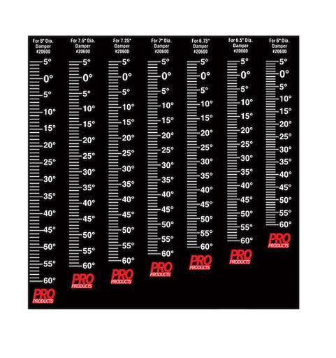 [PFS-20600] Professional Products 20600: SET OF TIMING TAPE