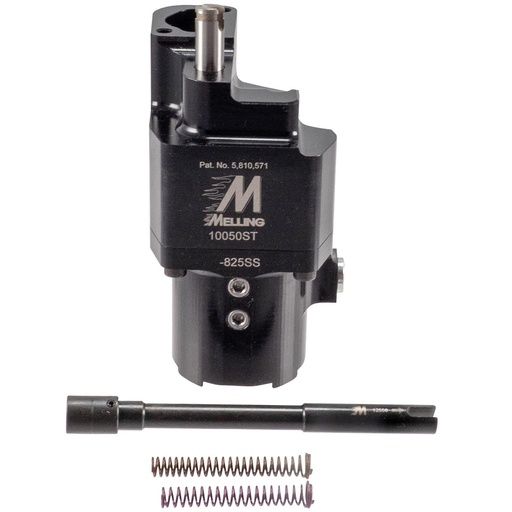 [MEL-10050ST825SS] Melling 10050ST825SS: 10050ST-825SS Billet Aluminum High Performance Oil Pump Fits SBC Gen1 [8 1/4 in Deep Pans, High Volume]