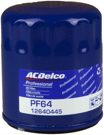 [ADO-PF64] ACDelco PF64: PF64 Professional Engine Oil Filter for Buick, Cadillac, Chevrolet, GMC
