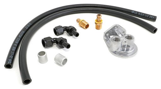 [TRD-1012] Trans Dapt 1012: Single Oil Filter Relocation Kit GM LS Engines