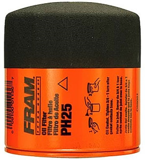 [FRM-PH25] Fram PH25: Extra Guard Oil Filter Thread Size 13/16" -16
