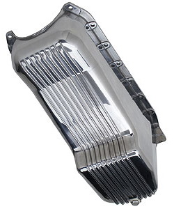 [TRD-9022] Trans Dapt 9022: Cast Aluminum Finned Oil Pan 1986-2000 Small Block Chevy 305-350 5.0L/5.7L