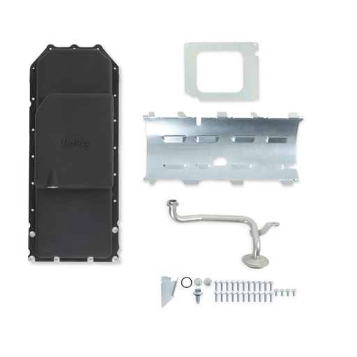 [HLY-302-60BK] Holley 302-60BK: 302-60BK Engine Swap Oil Pan Kit for 2003-2008 Gen III 5.7L, 2005-2010 6.1L, & 2007-2010 392 Crate Hemi Engines [Non-VVT, Black]
