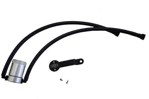 [JLT-3085D-C] J&L 3085D-C: Oil Separator 3.0 Driver Side, Clear Anodized [Fits Select 2014-2020 Chevy Silverado/GMC Sierra Trucks 5.3L/6.2L]